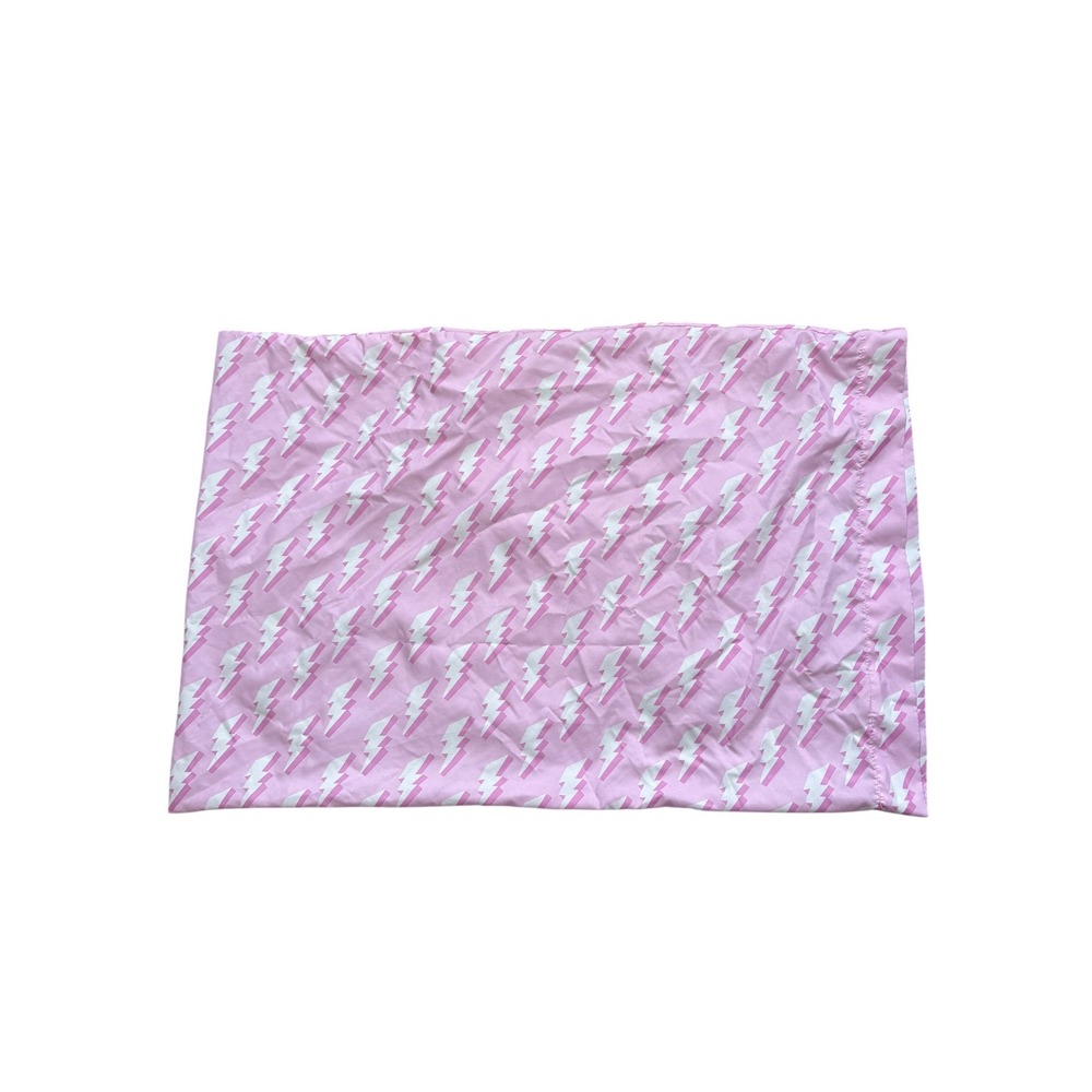 We Wear Cute Pink Lightning Bolt Pillowcase‎ Standard 20x 29 Polyester
